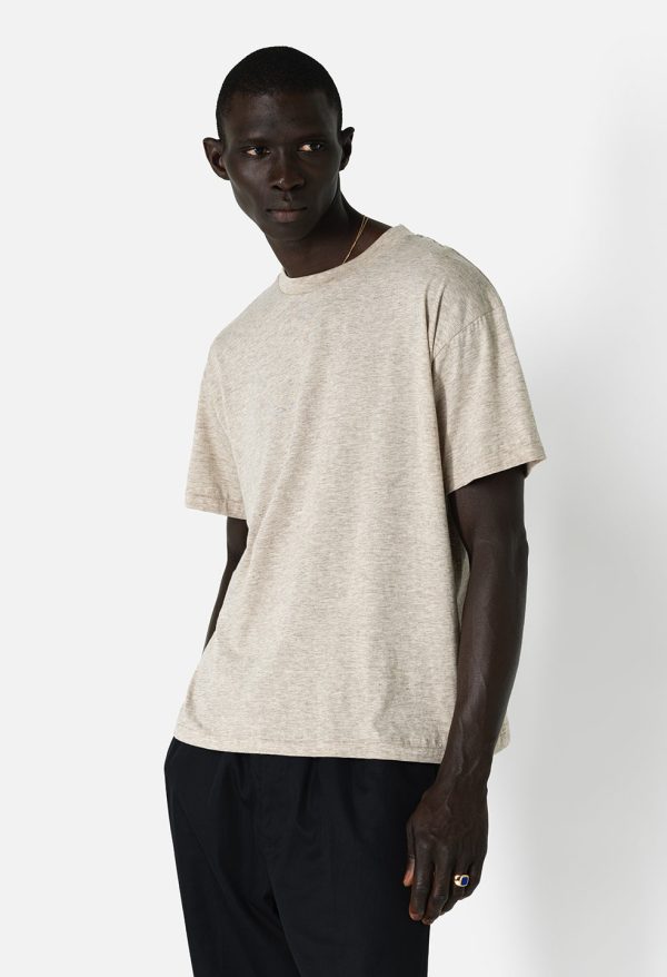 Cotton Cashmere Crew / Tan