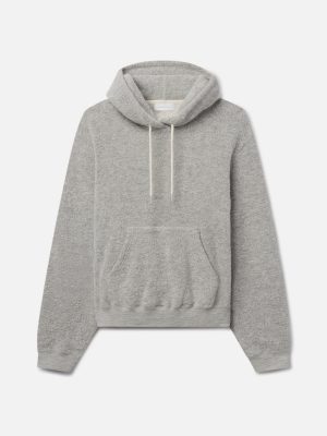 Andes Wool Fleece Pullover / Heather Grey