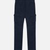 Back Sateen Cargo Pants / Navy