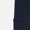 Back Sateen Cargo Pants / Navy