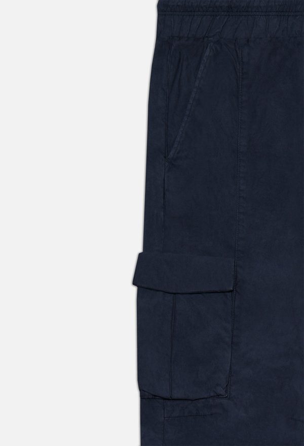 Back Sateen Cargo Pants / Navy