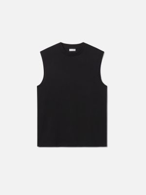 Campus Cut-Off Tee / Black