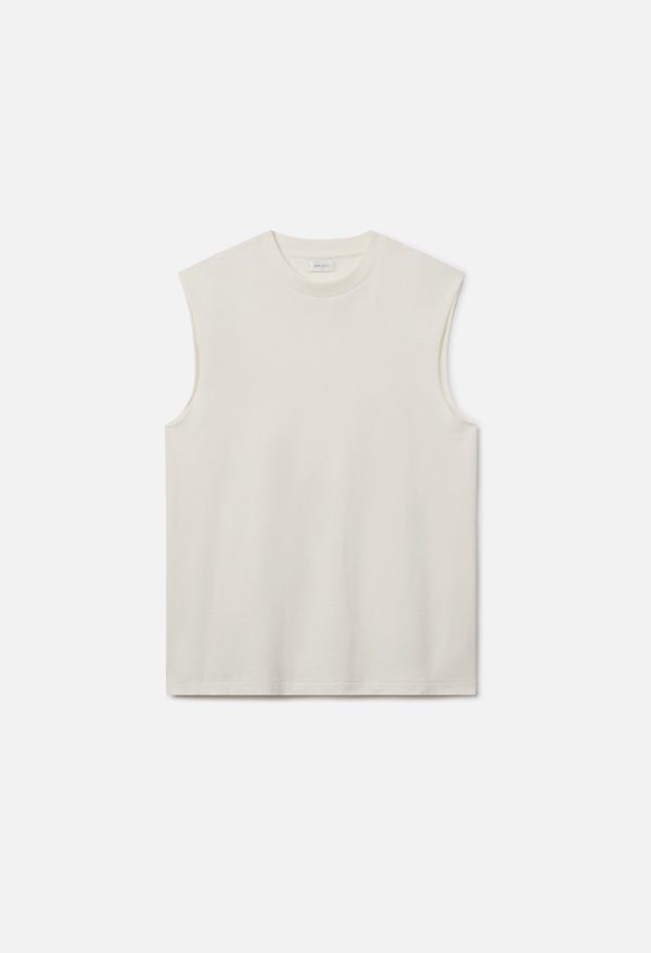 Campus Cut-Off Tee / Salt