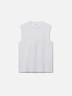 Campus Cut-Off Tee / White