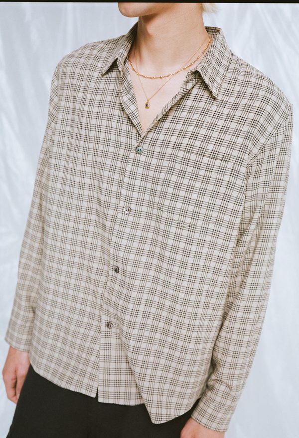CLOAK_BUTTON_UP_PRATO_CHECK_06.jpg Cloak Button Up / Prato Check