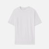 Cotton Cashmere Crew / White