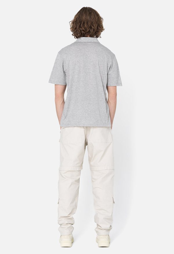 Cotton Cashmere Polo / Grey