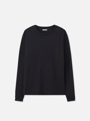 Cotton Cashmere Pullover / Black