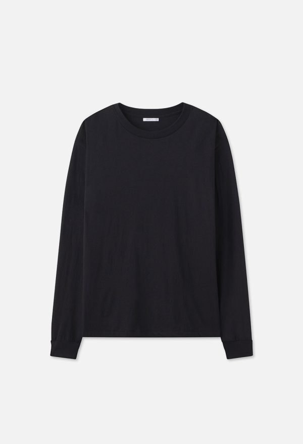 Cotton Cashmere Pullover / Black