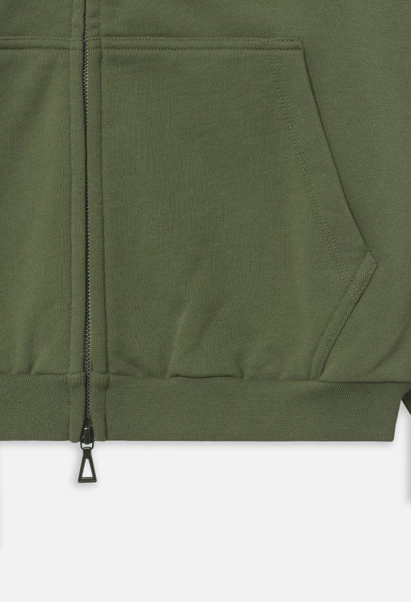 Frances Full Zip / Army