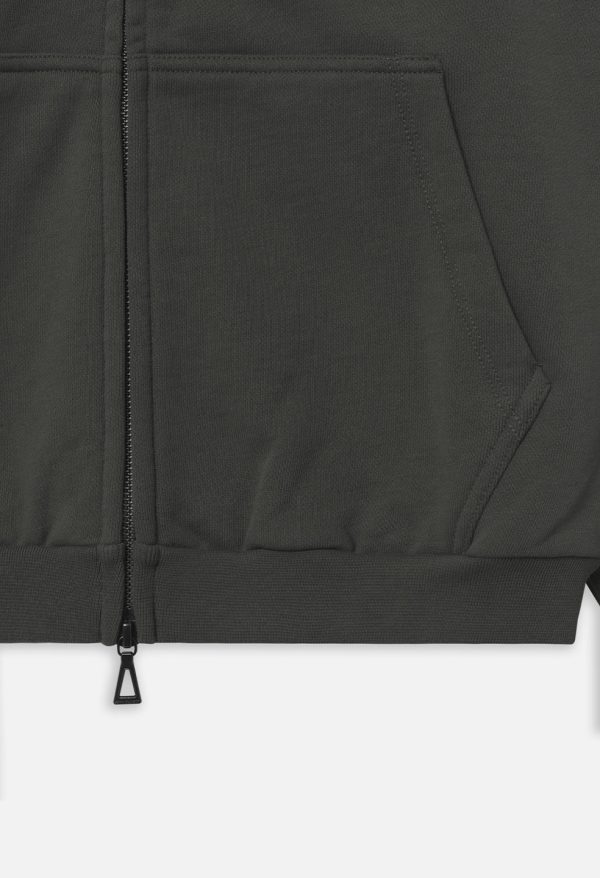 Frances Full Zip / Steel