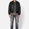 Leather Andes Bomber / Black