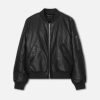 Leather Andes Bomber / Black