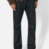 Leather Caribou Bootcut / Black Plonge