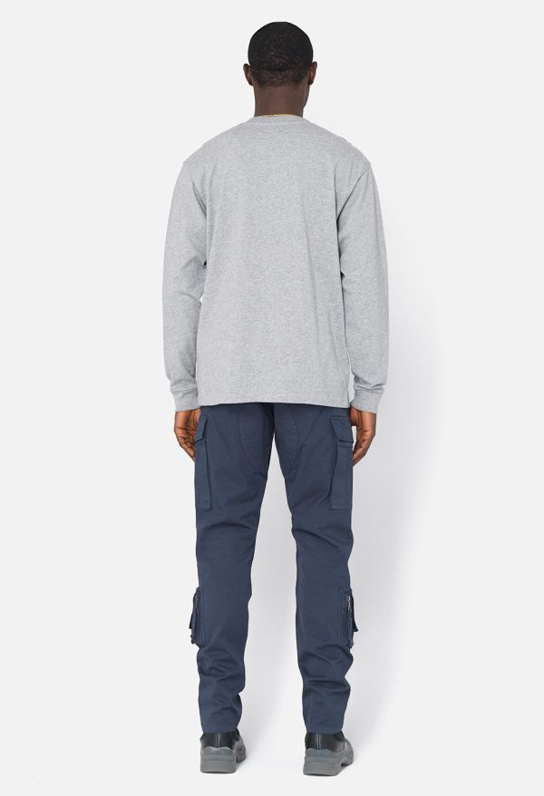 LS University Tee / Heather Grey