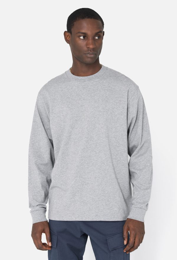 LS University Tee / Heather Grey