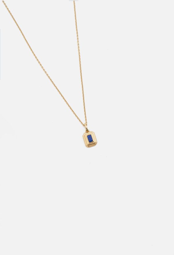 John Elliott X M.A.R.S Pendant Necklace / Gold X Lapis