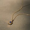 John Elliott X M.A.R.S Pendant Necklace / Gold X Lapis