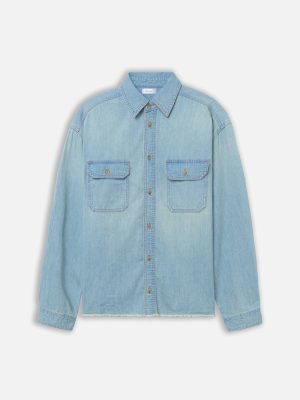 Hemi Princeton Work Shirt / Washed Indigo