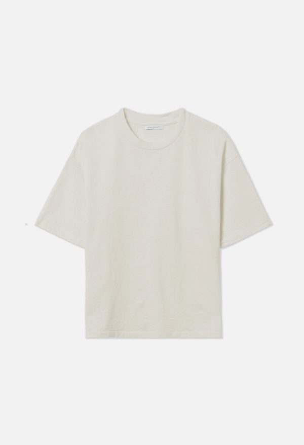 RIVERA_CROPPED_TEE_SALT_FLAT_LR_01.jpg Riviera Cropped Tee / Salt