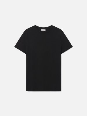 Silk Noil Anti-Expo Tee / Black