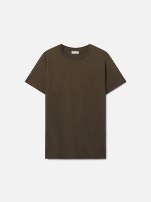 Silk Noil Anti-Expo Tee / Olive