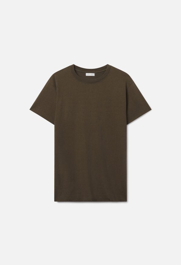 SILK_NOIL_ANTI-EXPO_TEE_OLIVE_01.jpg Silk Noil Anti-Expo Tee / Olive