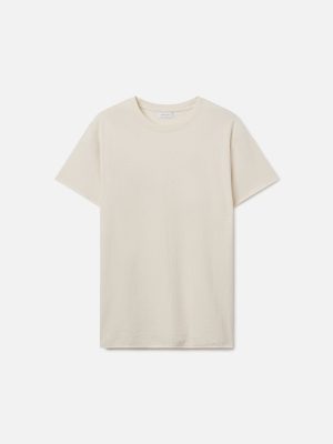 Silk Noil Anti-Expo Tee / Salt