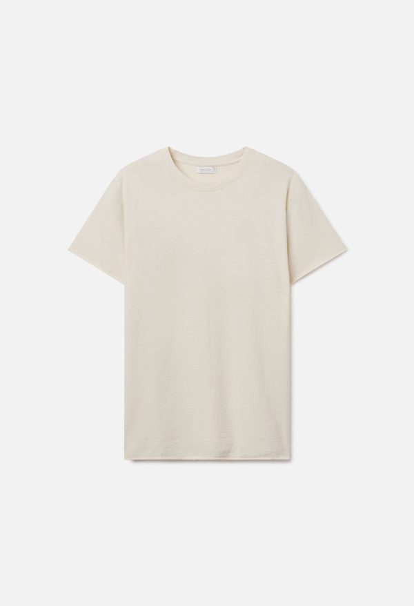 Silk Noil Anti-Expo Tee / Salt