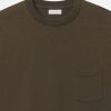 SILK_NOIL_CAMPUS_POCKET_TEE_OLIVE_03.jpg Silk Noil Campus Pocket Tee / Olive