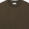 Silk Noil Riviera Cropped Tee / Olive
