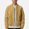 Leather Bogota Bomber / Tan Suede