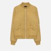 Leather Bogota Bomber / Tan Suede