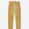 Leather Escobar Pants / Tan Suede