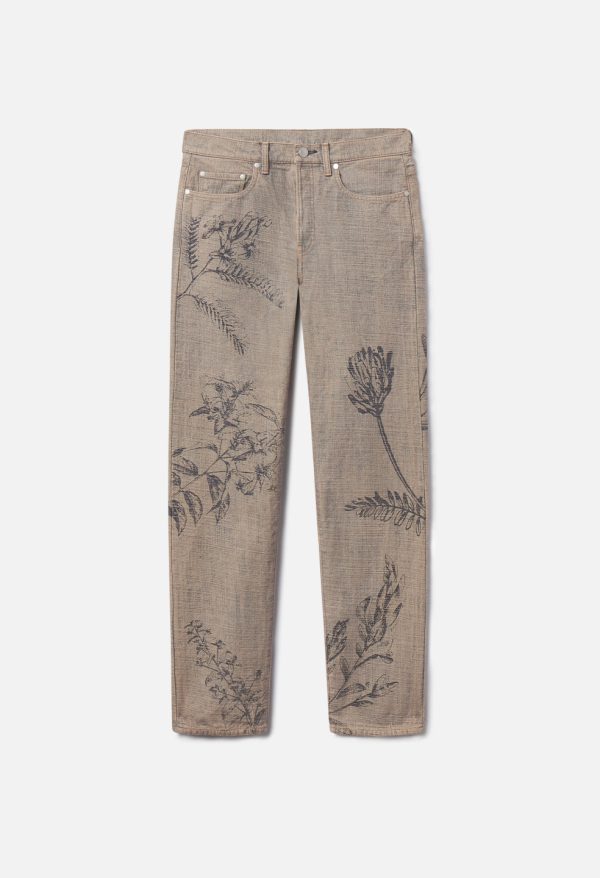The Daze Selvedge / Reversed Indigo Floral