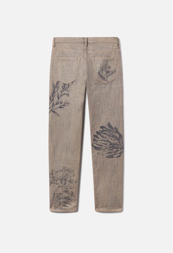The Daze Selvedge / Reversed Indigo Floral