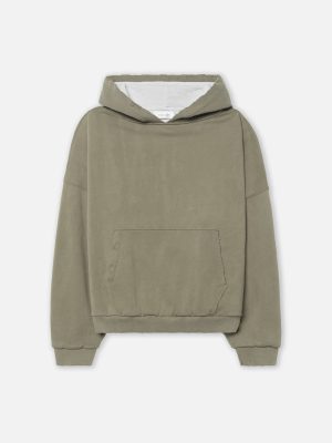 Thermal Lined Folsom Frances Hoodie / Washed Olive