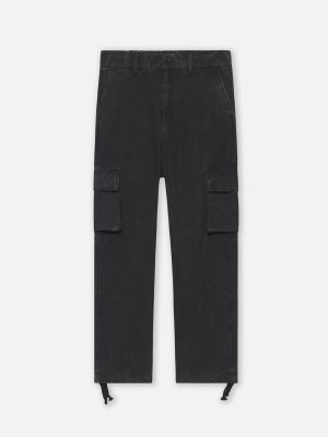 Washed Corpus Cargo Pants / Black