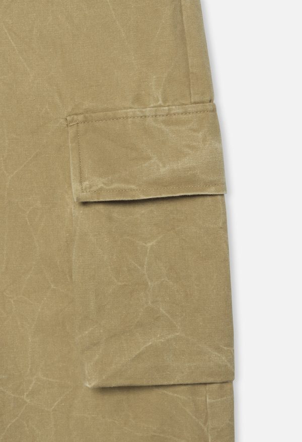 Washed Corpus Cargo Pants / Desert
