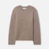 WOOL_WAFFLE_KNIT_CREW_WHEAT_FLAT.jpg Wool Waffle Knit Crew / Wheat